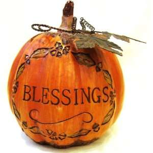  Blessings Pumpkin Decoration