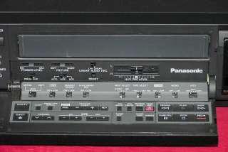Panasonic AG 1980 Video Editor Recorder VCR S VHS SVHS  