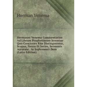  Hermanni Venema Commentarius Ad Librum Prophetiarum 