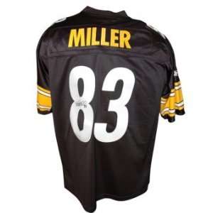  Heath Miller Autographed Pittsburgh Steelers Reebok EQT 