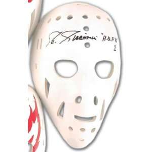  Eddie Giacomin signed full size Rangers mask   Autographed 