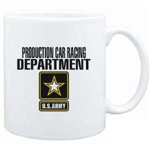  Mug White  Production Car Racing DEPARTMENT / U.S. ARMY 