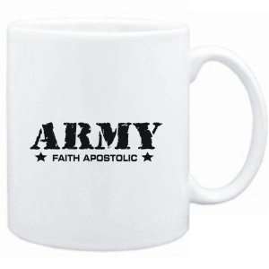  Mug White  ARMY Faith Apostolic  Religions Sports 