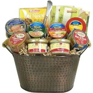 Ultimate Gourmet Luxury Assortment of 8 French Patés Gift Basket