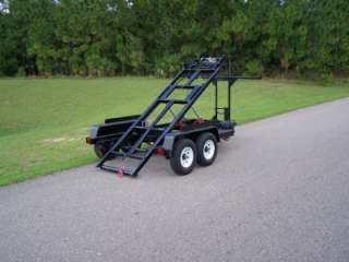 NEW 2012 7 X 12 DUMP ROLL OFF TRASH DUMPSTER TRAILER WITH ONE TUB 
