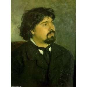   24 x 32 inches   Portrait of the Artist Vasily Surikov