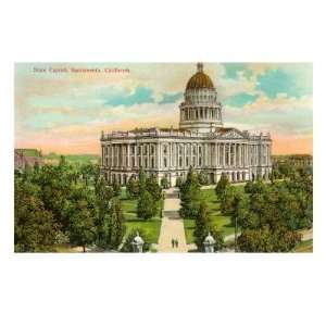  State Capitol, Sacramento, California Giclee Poster Print 
