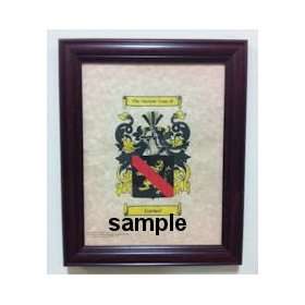  Goldy Coat of Arms on 8 1/2 x 11 Parchment Paper in 