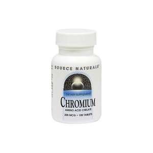  Chromium 200 mcg Amino Acid Chelate 200 mcg 100 Tablets 