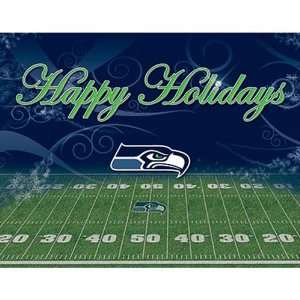  Seattle Seahawks NFL 2 PK Christmas Cards Sports 