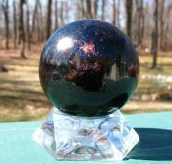 Dark Red Almandine Garnet Sphere / Crystal Ball  