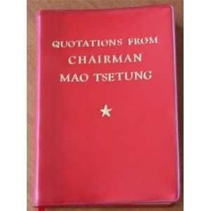   Quotations from Chairman Mao Tsetung Foreign Languages Press Books