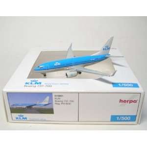  Herpa Wings KLM B737 700 Model Airplane Toys & Games