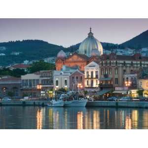  Waterfront View of Southern Harbor, Lesvos, Mithymna, Northeastern 