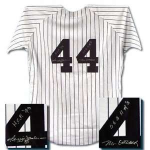 Reggie Jackson New York Yankees Autographed Stats Jersey  