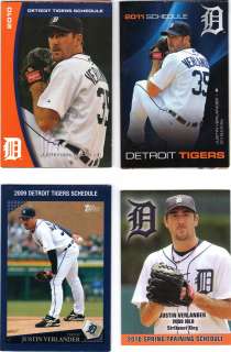 Justin Verlander 4 different Detroit Tigers Stadium Schedules near 