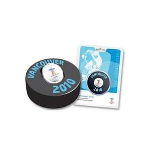 Vancouver 2010 Lucky Loonie Hockey Puck
