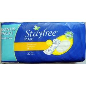  Stayfree Maxi 32 Deodorant Pads (Pack of 1) Health 