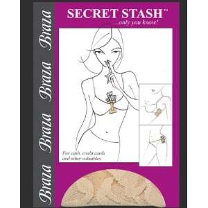  Braza Secret Stash Lace Bra Travel Pocket Pouch Health 