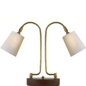 Visual Comfort TOB3521HAB NP Thomas OBrien L Arc 2 Light Table Lamp