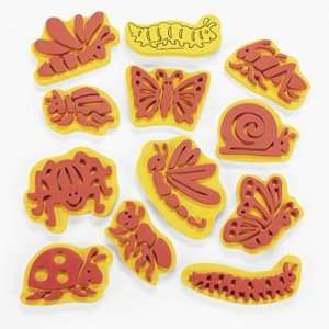  Going Buggy Foam Bug Stamps (12 pc) Toys & Games