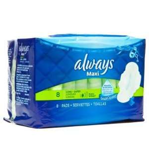 Always  Regular Super Maxi Pads with Flexi wings (8 pack 