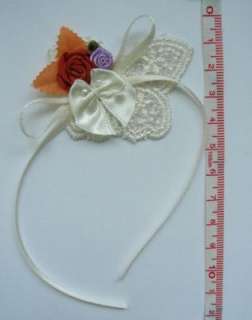   Pcs Vintage Butterfly Ribbon bows Flowers Venise Lace Appliques SA007