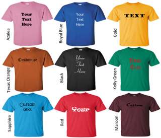 Create Your Personalized Custom text T shirt, Customized design shirt 