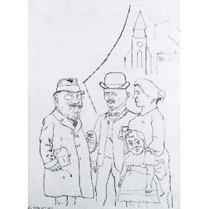  FRAMED oil paintings   George Grosz   24 x 32 inches 