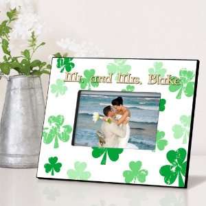   Favors Raining Clovers Personalized Picture Frame 