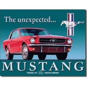   Mustang The Unexpected Car Logo Retro Vintage Tin Sign