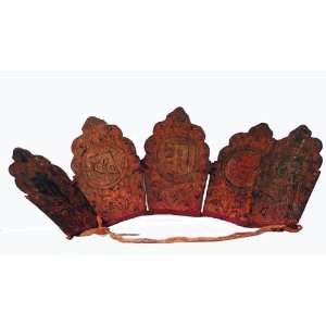  Tibetan Lama Crown Leather 