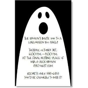  Boo Halloween Invitations