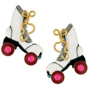  Lunch at The Ritz Couture Roller Rink Earrings Post Lunch 