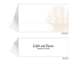  50 Personalized Place Cards   Schooner Our Love