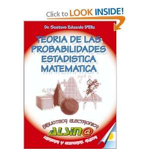  de las Probabilidades Estadistica Matematica Gustavo E. DElia Books