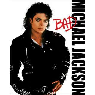 MICHAEL JACKSON Bad Album Cover POSTER King of Pop RIP  