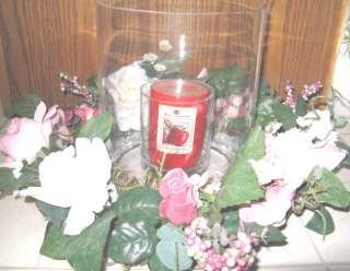 Home Interior Melrose Hurricane Vase/Candleholder NIB  