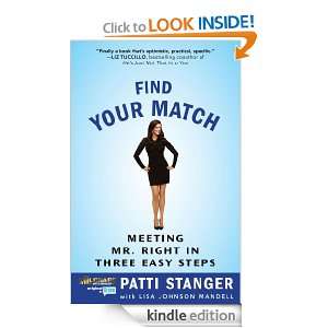 Find Your Match Patti Stanger  Kindle Store