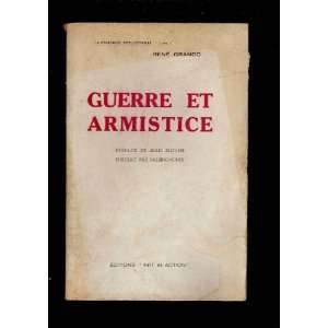  guerre et armistice grando rené Books