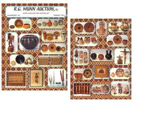 Native American auction catalogs 2001 RG Munn  