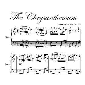 Chrysanthemum Rag Scott Joplin Big Note Piano Sheet Music Scott 