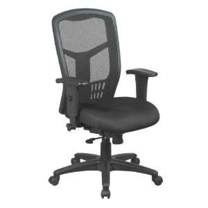  Office Star ProGrid High Back Chair with 2 Way Adjustable Arms 