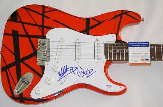 Van Halen Autographed Signed Guitar PSA/DNA Dual Certified UACC RD COA 