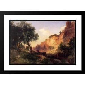   Thomas 24x19 Framed and Double Matted The Grand Canyon  Hance Trail