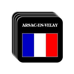  France   ARSAC EN VELAY Set of 4 Mini Mousepad Coasters 