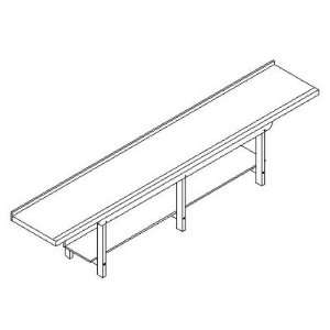   Wall Series Open Style Auxiliary Workbench Width 8 W, Height 37 H