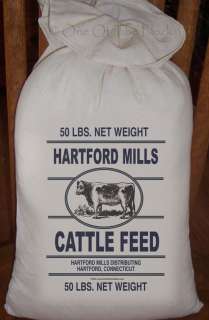Primitive Feed Sack Livestock and Animals Pick From 18 Designs  