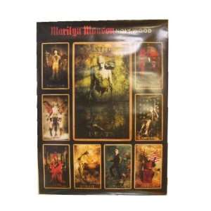  Marilyn Manson Poster Hollywood Tarot Cards Everything 