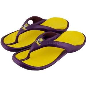    LSU Tigers Purple/Yellow Athens Flip Flop Crocs